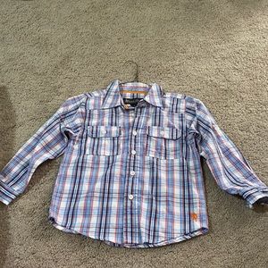 Plaid Button Down Boys Size 6